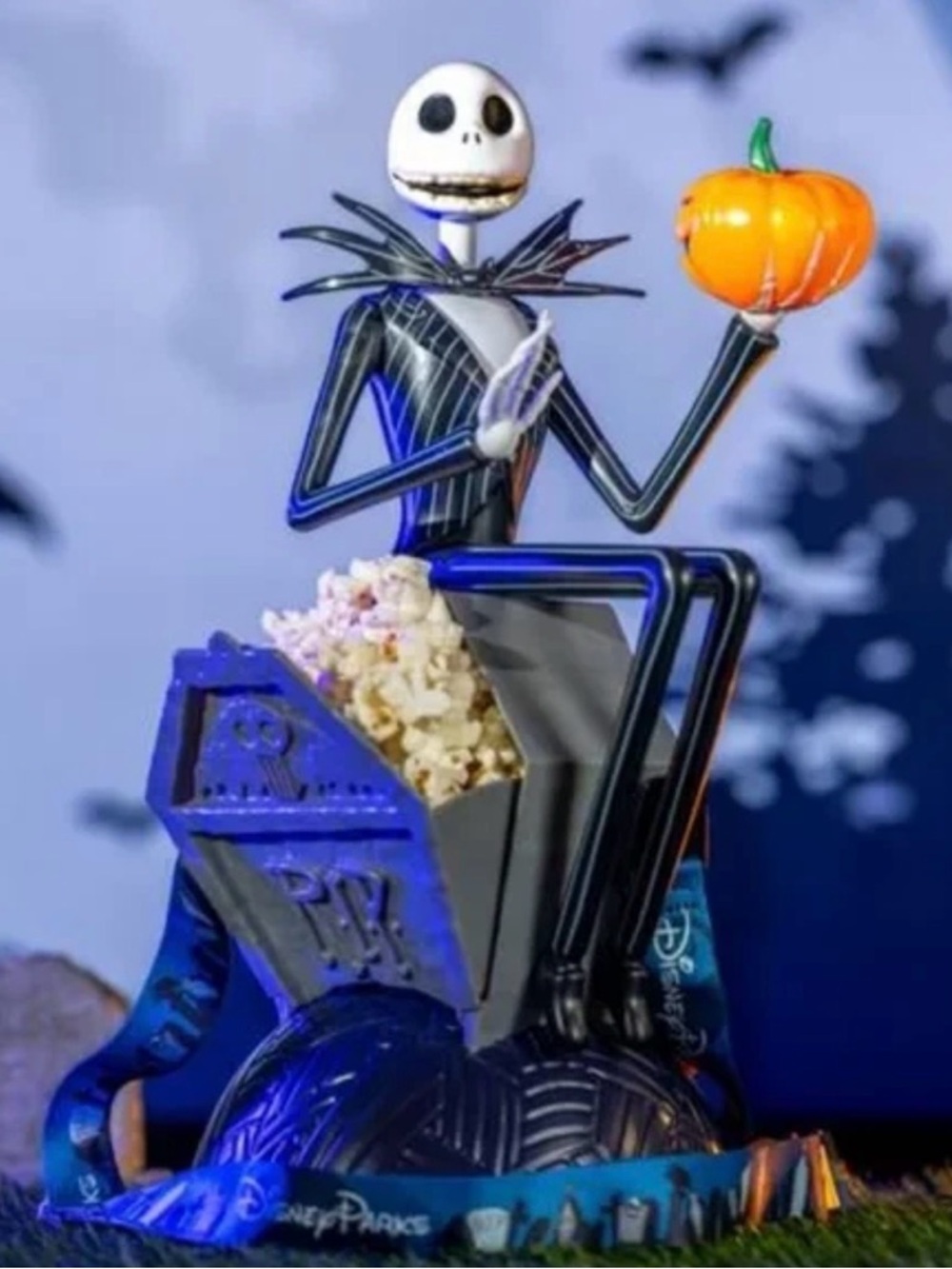 The Nightmare Before Christmas Jack Skellington Popcorn Bucket with Pumpkin